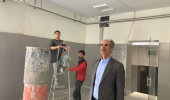 بازدید از آخرین وضعیت عملیات بازسازی پروژه های عمرانی دانشگاه