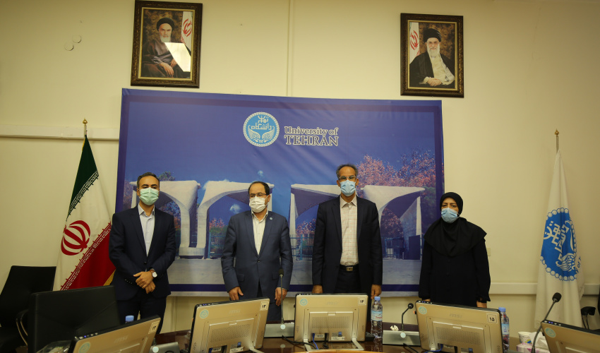 مراسم تکریم و معارفه مدیرکل مالی دانشگاه تهران برگزار شد